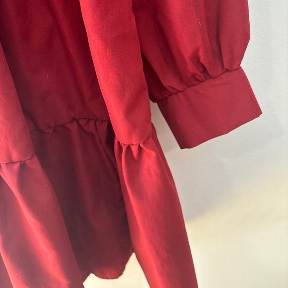 Emery Rose Red Ruffled Dress - Picture 3 of 5